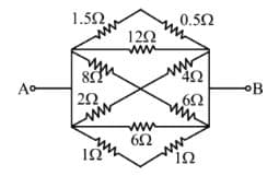 equivalent resistance between A and B