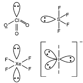 Which of the following has maximum number of l.p. at central atom?