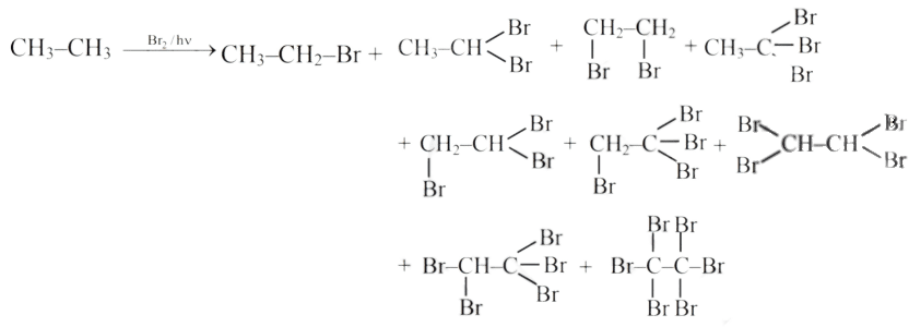 bromine Br on heating formula
