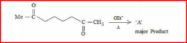 A in the above reaction is: me ch3 OET A major products