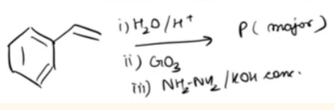 Find product P