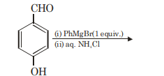 The product of the following reaction is P.