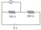 voltmeter is 1 V