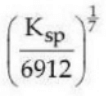 The molar solubility(s) of zirconium phosphate