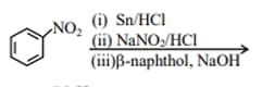 reaction sequences will give an azo dye