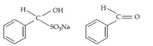 Structure of residue (A) and compound (B) formed respectively is: