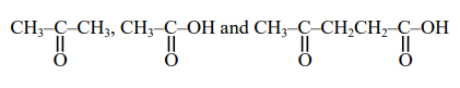 A compound 'X' absorbs 2 moles of hydrogen and 'X' upon oxidation with KMnO4