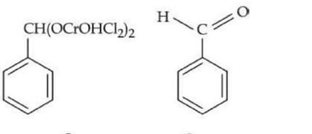 Structure of residue (A) and compound (B) formed respectively is: