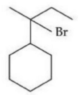 When sec-butylcyclohexane reacts with bromine