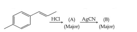 product B formed in the following reaction sequence