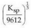The molar solubility(s) of zirconium phosphate 