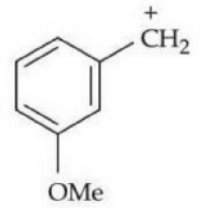 The most stable carbocation from the following is