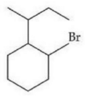 When sec-butylcyclohexane reacts with bromine