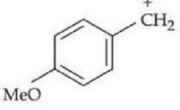 The most stable carbocation from the following is
