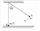 bob A of a pendulum having a massless