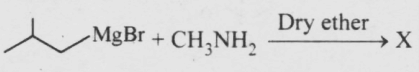 MgBr+CH3NH2 Dry ether