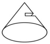 Which one is a truncated cone?