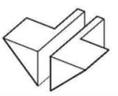 choose the 3-Dimensional drawing that best fits the side view