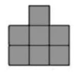 Identify the correct TOP view for the given 3D object