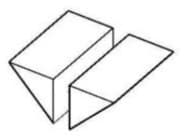 choose the 3-Dimensional drawing that best fits the side view