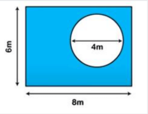 Rectangle with shaded portion