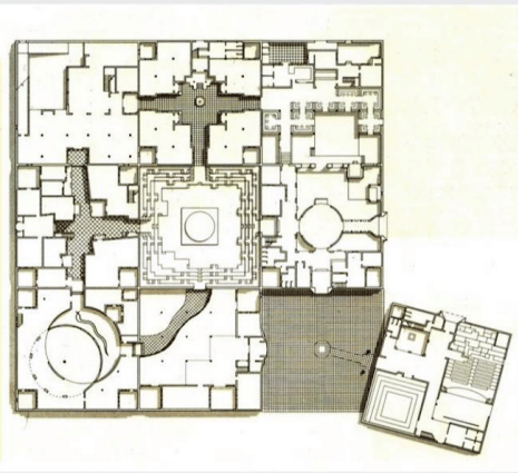 plan of the Jawahar Kala Kendra, Jaipur