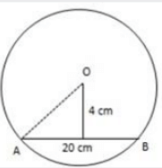One circle with triangle