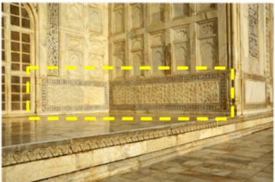 Taj Mahal section image
