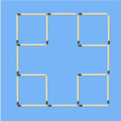 Square made of matchsticks