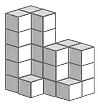 Shape made of block