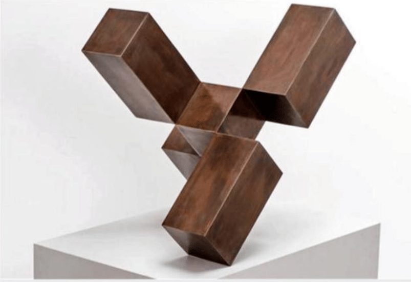 three dimensional metal sculpture