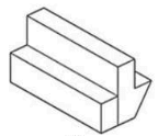 Identify the correct 3D figure from amongst the answer figures