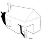 If the arrow marks the direction of light, which will be the image of the object with the correct shadow
