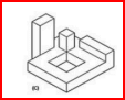 Correct side view-direction of the given arrow