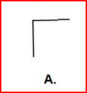 90° angle using visual judgment.