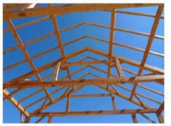 truss shown in the given image