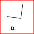 90° angle using visual judgment.