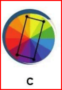  the tetradic color harmony scheme 