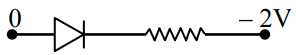 Which diode in forward biased condition