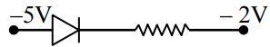 Which diode in forward biased condition