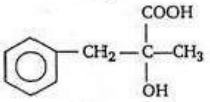 [Benzene]-CH2-COOH-C-CH3-OH