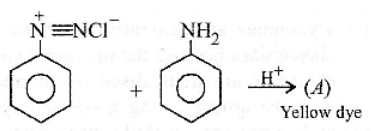 In the following reaction, the product (A) is