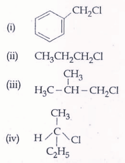 Which of the following compounds will undergo racemisation when solution of KOH hydrolysis?