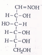 D(+) glucose reacts with hydroxylamine and yields an oxime.