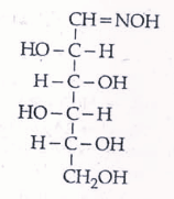 D(+) glucose reacts with hydroxylamine and yields an oxime.