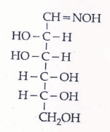 D(+) glucose reacts with hydroxylamine and yields an oxime.