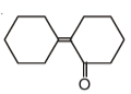Of the following which is the product formed when cyclohexanone undergoes aldol condensation followed by heating?