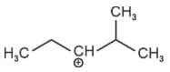 The most stable carbocation among the following is: