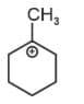 The most stable carbocation among the following is: