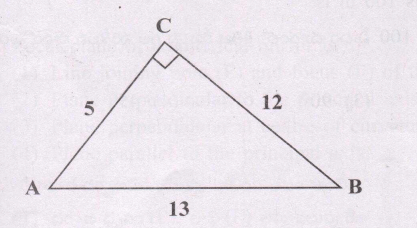 In the figure, the value of cosec A is 